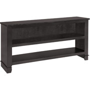 Staples Apothecary Large Bookcase/Hutch, Black Finish