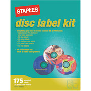 Staples CD/DVD Label Kit