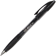 Staples CLX Retractable Gel-Ink Roller Pens, Black Medium