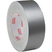 Staples Cloth Utility Duct Tape, Silver, Standard Grade, 2" x 60 yrds, 24 Rolls