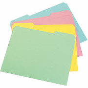 Staples Colored File Folders, Letter, 3 Tab, Assortment C