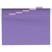 Staples Colored Hanging File Folders, Legal, Purple, 25/Box