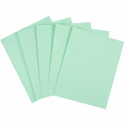 Staples Cover Stock, 8 1/2" x 11", Green, Pack
