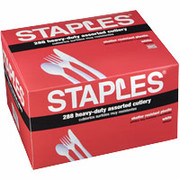 Staples Cutlery Plastic Knives, 288/Pack
