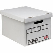 Staples Economy Storage Boxes, 6/Pack