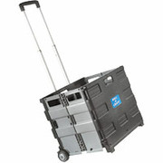 Staples Expanding Folding Crate on Wheels