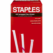 Staples Flex Straws