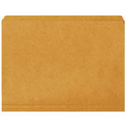 Staples Kraft File Folders, Letter, Single Tab, 100/Box