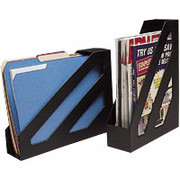 Staples Magazine File, Black, 2/Pack