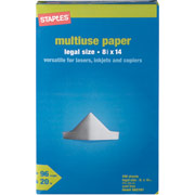 Staples Multiuse Paper, 8 1/2" x 14",  Ream