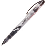 Staples OptiFlow Rollerball Pens, Fine Point, Black, Dozen