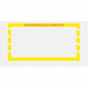 Staples Packing List Envelopes, 5-1/2" x 10", Yellow Border "Hazardous Waste"