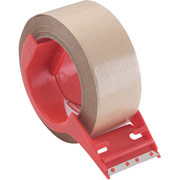 Staples Paper Packaging Tape with Dispenser, 1.89" x 43.74 Yards