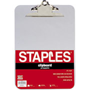 Staples Plastic Clipboard, Clear