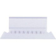 Staples Plastic Tabs, Clear, 2" x 5/8", 50/Pack