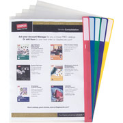 Staples Poly Index Folders, Letter, Assorted, 10/Pack