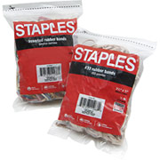 Staples Premium Rubber Bands, Size 16, 2 1/2" x 1/16", 1/4 lb. (113 gms)
