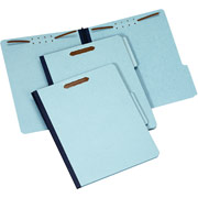 Staples Pressboard Fastener Folders, Letter, 1" Expansion, 25/Box
