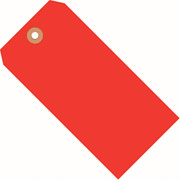 Staples Red Shipping Tags, #8, 6-1/4" x 3-1/8"
