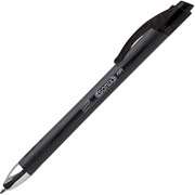 Staples Sonix Retractable Gel-Ink Pens, Medium Point, Black, Dozen