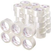 Staples Standard-Grade Packaging Tape, Clear, 1.89" x 54.7 yds, 36 Rolls
