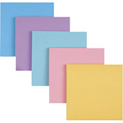 Staples Stickies 3" x 3" Assorted Bold Flat Notes