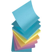Staples Stickies 3" x 3" Assorted Bold Pop-up Notes