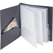 Staples Textured 10 Pocket Presentation Book
