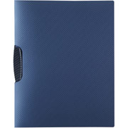 Staples Textured Poly Swing Arm Report Cover, Blue