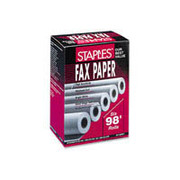 Staples Thermal Fax Paper,  164' roll x 1" core
