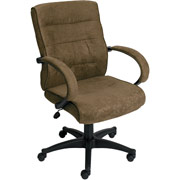 Staples Tirello Brown Microsuede Manager's Chair