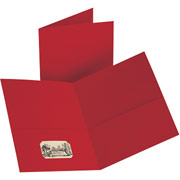 Staples Twin-Pocket Portfolios, Red