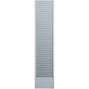 Steel Time 40-Pocket Badge Holder Racks, Horizontal Storage, Platinum