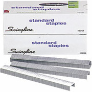 Swingline Standard Staples, 25,000/Box