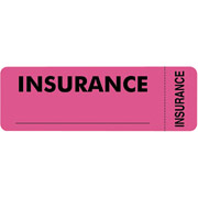 Tabbies Insurance Labels, Insurance, Pink