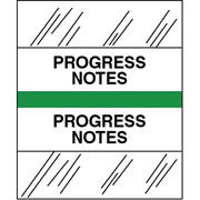 Tabbies Medical Chart Index Divider Sheet Tabs, Progress Notes, Lt.Green