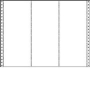 Tops Blank White Computer Paper, Dual Perforated, 14 7/8" x 11" or 8 1/2" x 11", 20 lb.