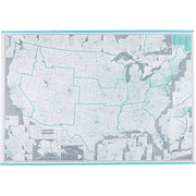 U.S. Zip Code County/Town Map