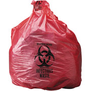 UniSan Infectious Waste Bags, 33-gallon