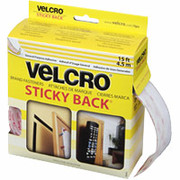VELCRO Brand STICKY BACK Tape, White
