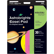 Wausau Astrobrights, 25" x 31" Easel Pads