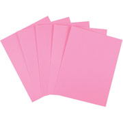 Wausau Astrobrights Colored Card Stock, 8 1/2" x 11", Pulsar Pink, 250/Pack