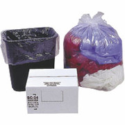 Webster Classic Clear Trash Bags, .6 mil, 7-10 Gallon