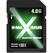 X Digital 150X Maximus 4GB SD Card