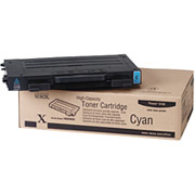 Xerox 106R00680 Cyan Toner Cartridge, High Yield