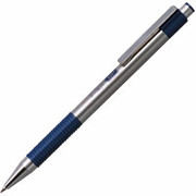 Zebra F-301 Retractable Ballpoint Pens, Blue, Fine
