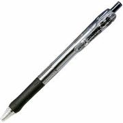 Zebra Jimnie Clip Retractable Ballpoint Pen, Medium Point, Black, Dozen
