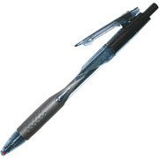 Zebra Kendo Retractable Gel-Ink Pens, Medium Point, Black, Dozen