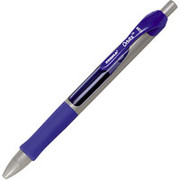Zebra Orbitz Retractable Gel-Ink Pen, Medium Point, Blue, Dozen