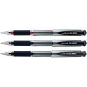 uni-ball Gel Impact Pens, Bold Point, Assorted, 4/Pack
